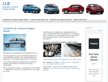 Tablet Screenshot of locationdevoiturelongueduree.fr